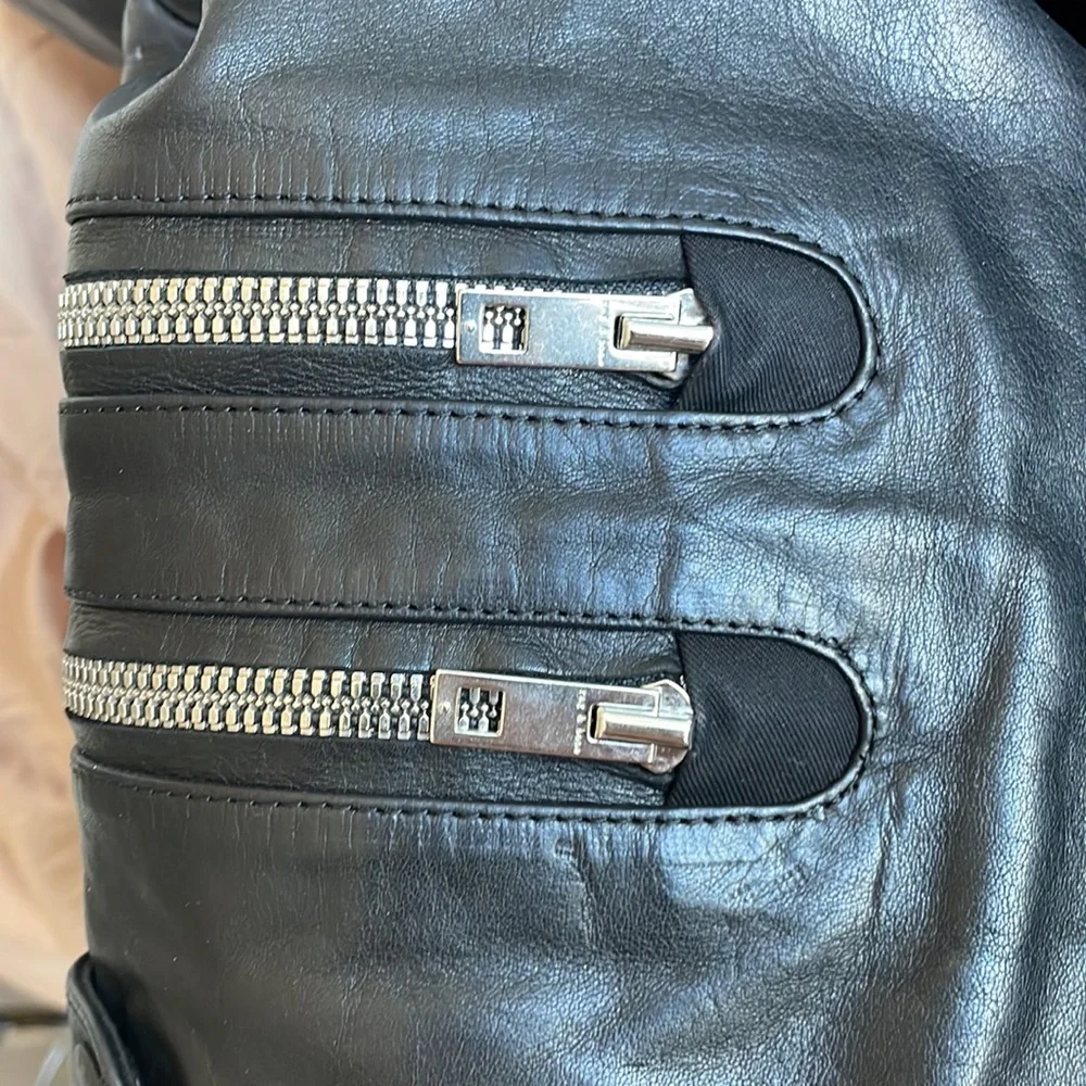 NWOT Rag & Bone Leather Motorcycle Jacket - Picture 14 of 15